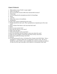 Hydrosphere Flashcards