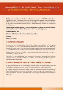 MANAGEMENT'S DISCUSSION AND ANALYSIS OF RESULTS OF