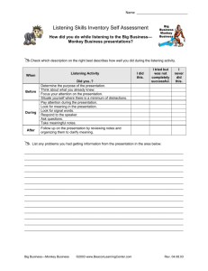 Listening Skills Inventory Self Assessment