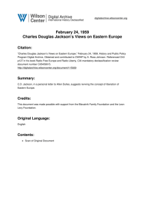 February 24, 1959 Charles Douglas Jackson's Views on Eastern