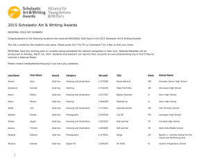 2015 Scholastic Art & Writing Awards