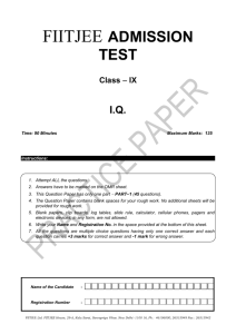 For questions (31 – 32): Which one of the letter/s replaces the