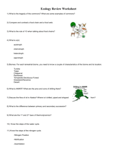 Ecology Review Worksheet