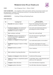 Year 10 Term 1 website plan
