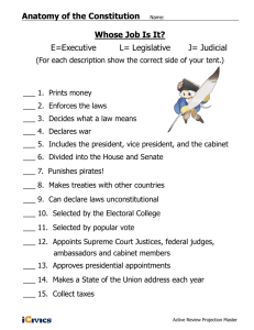 Anatomy of the Constitution Teacher Key