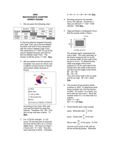 2005 Chapter Solutions