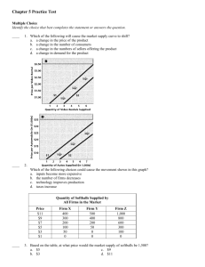 Econ Ch. 5 Practice Test