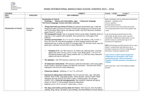 Grade 7 - Rome International School