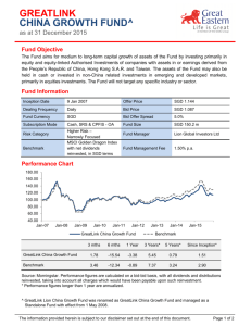 Fund Fact Sheet