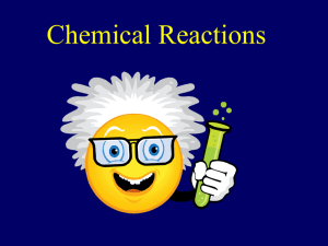 Chemical Reactions