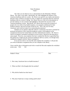 Video Worksheet