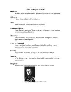 Nine Principles of War