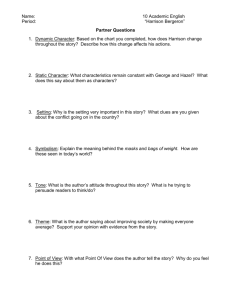 Literary Analysis: Characterization
