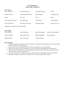 The Vietnam War Study Guide