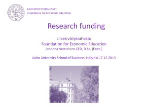 Research Funding