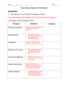 Texas History Quarter 3 Test Review
