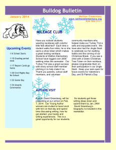 January 2014 - Wellton Elementary School