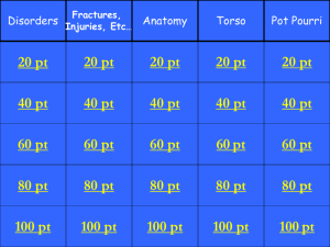 Blank Jeopardy - Fort Bend ISD