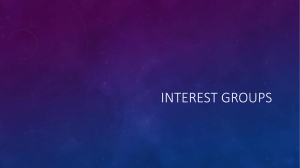 Interest Groups