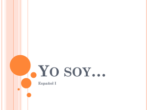 Yo Soy...PPT