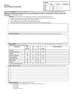 Exp. 20 Reduction of p