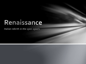 Italian Renaissance