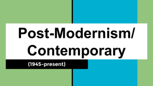 Post-Modernism