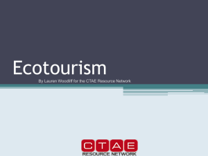 Ecotourism Powerpoint Presentation