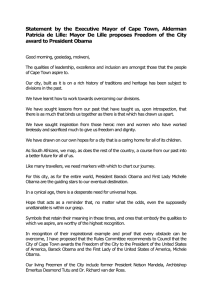 Statement  by  the  Executive  Mayor ... Patricia  de  Lille:  Mayor  De ...