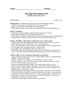 Develop Worksheet #19 Name ___________________________  Period______ Management.