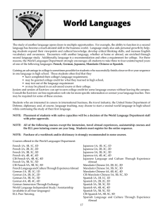 World Languages
