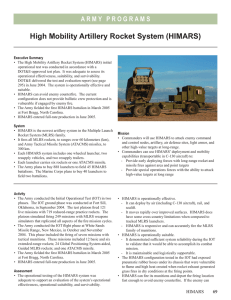 High Mobility Artillery Rocket System (HIMARS)