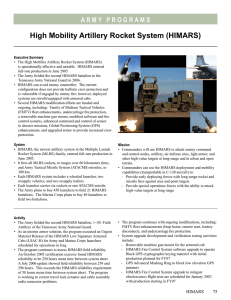 High Mobility Artillery Rocket System (HIMARS)