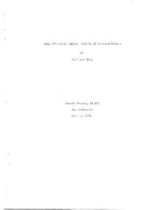 3Y 49S Thesis,  ID Dr.  LrCor,:licl: