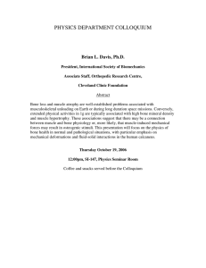 PHYSICS DEPARTMENT COLLOQUIUM Brian L. Davis, Ph.D.