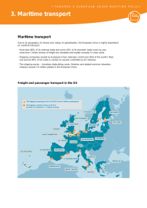 3. Maritime transport • Maritime transport