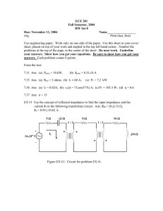 ECE 301 Fall Semester, 2004 HW Set 8 Due: November 11, 2004