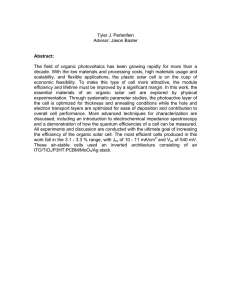 Abstract: Tyler J. Perlenfein Advisor: Jason Baxter