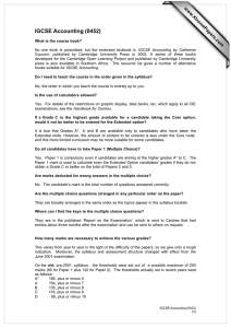 IGCSE Accounting (0452) www.XtremePapers.com