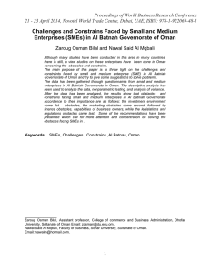 Proceedings of World Business Research Conference