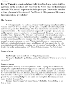 Derek Walcott Omeros