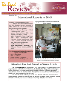 International Students in EHHS
