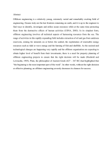 Abstract Offshore engineering is a relatively young, extremely varied and remarkably...