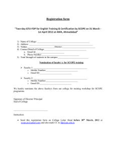 Registration form