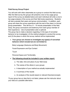 Field Survey Group Project.doc