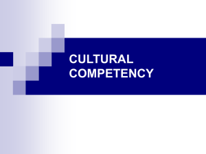 Cultural Competence