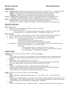 World Wars Review