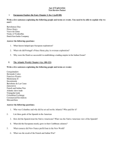 Age of Exploration Test Review Packet