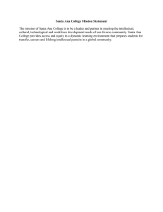 Santa Ana College Mission Statement