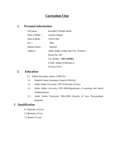 Curriculum Vitae  1. Personal information